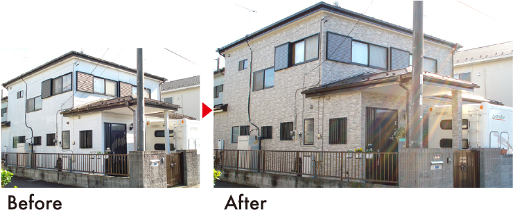 外壁･屋根リフォームの施工事例