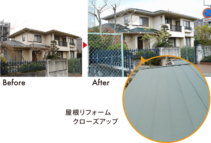 外壁･屋根リフォームの施工事例