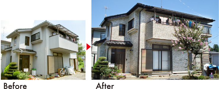外壁･屋根リフォームの施工事例