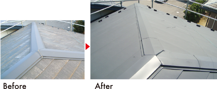 屋根の塗り替え