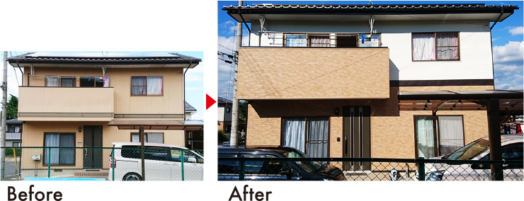 外壁･屋根リフォームの施工事例