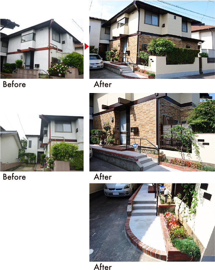 外壁･屋根リフォームの施工事例