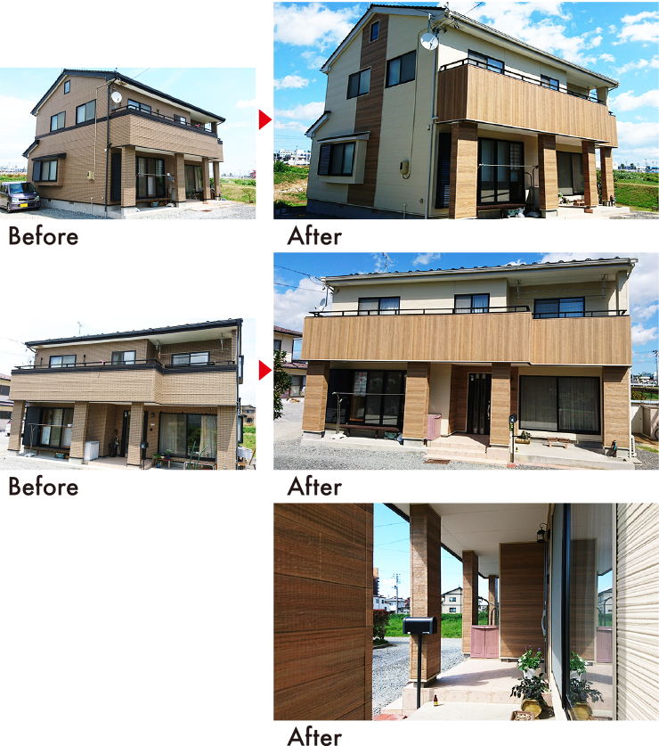 外壁･屋根リフォームの施工事例